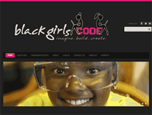 Tablet Screenshot of blackgirlscode.com